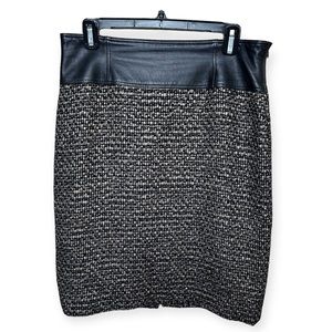 Lafayette 148 Wool Tweed Pencil Skirt